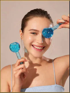 Blue Cooling Facial Globes
